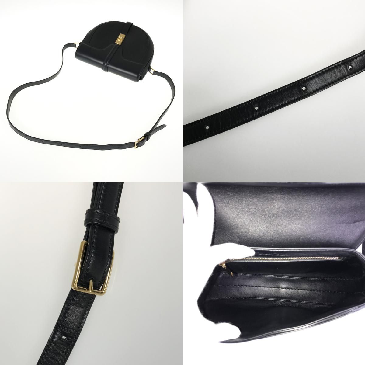 セリーヌ CELINE ブサス 16 セーズ ミディアム レザー ショルダー 