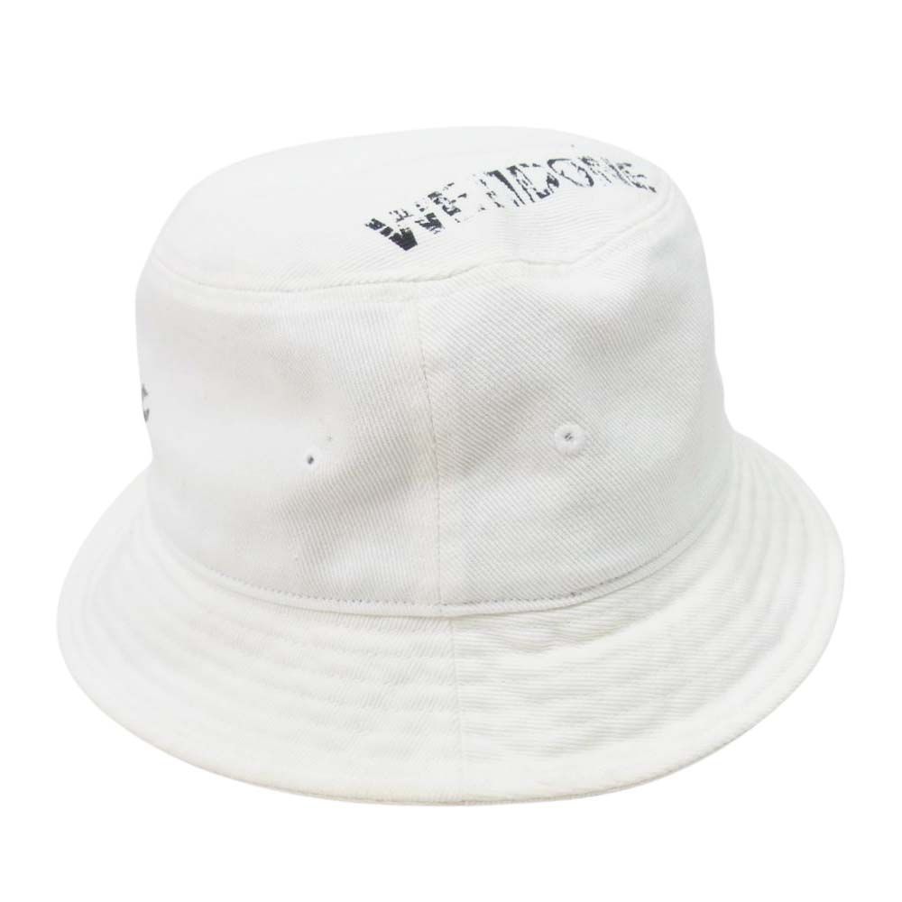 ウェルダン WE11DONE 帽子 LOGO STAMP BUCKET HAT ロゴプリント バケット ハット ホワイト系 ONE SIZE【中古】  - メルカリ