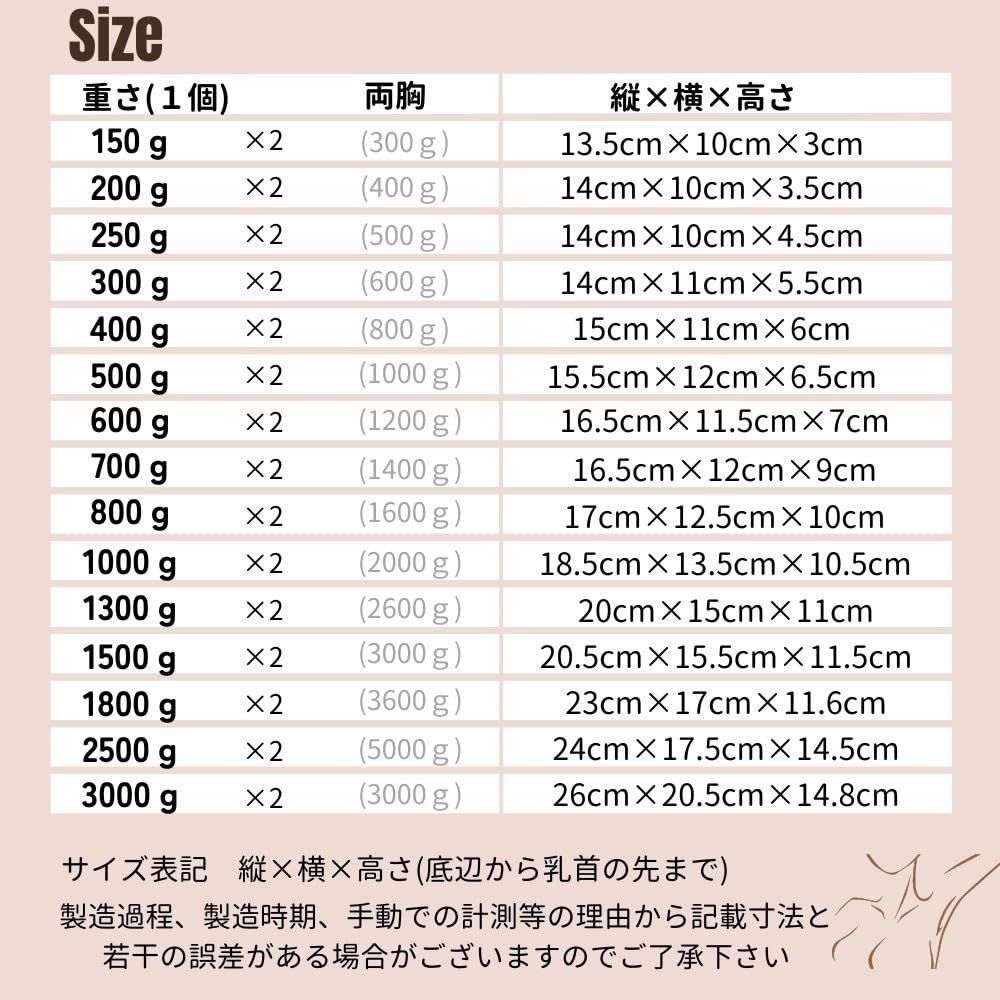 式 シリコンバスト
