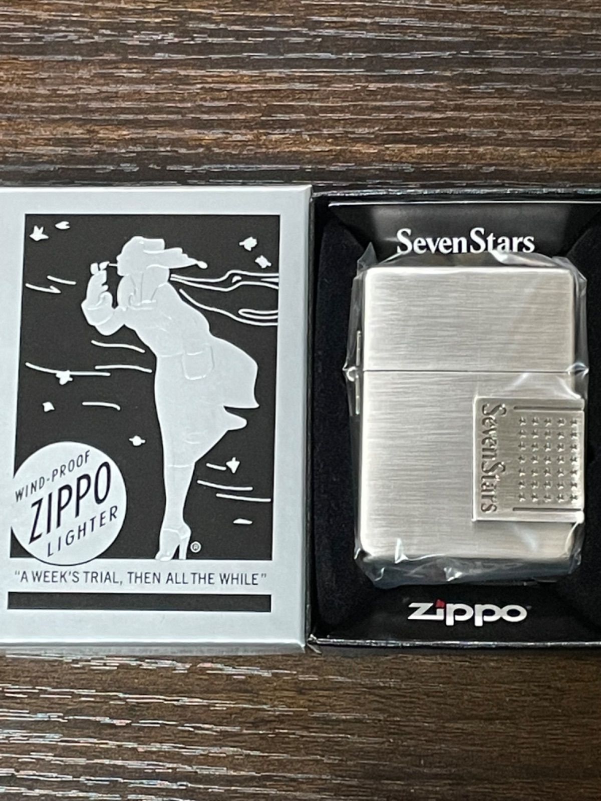 zippo セブンスター 限定品 前面刻印 ヴィンテージ 2000年製｜メンズ