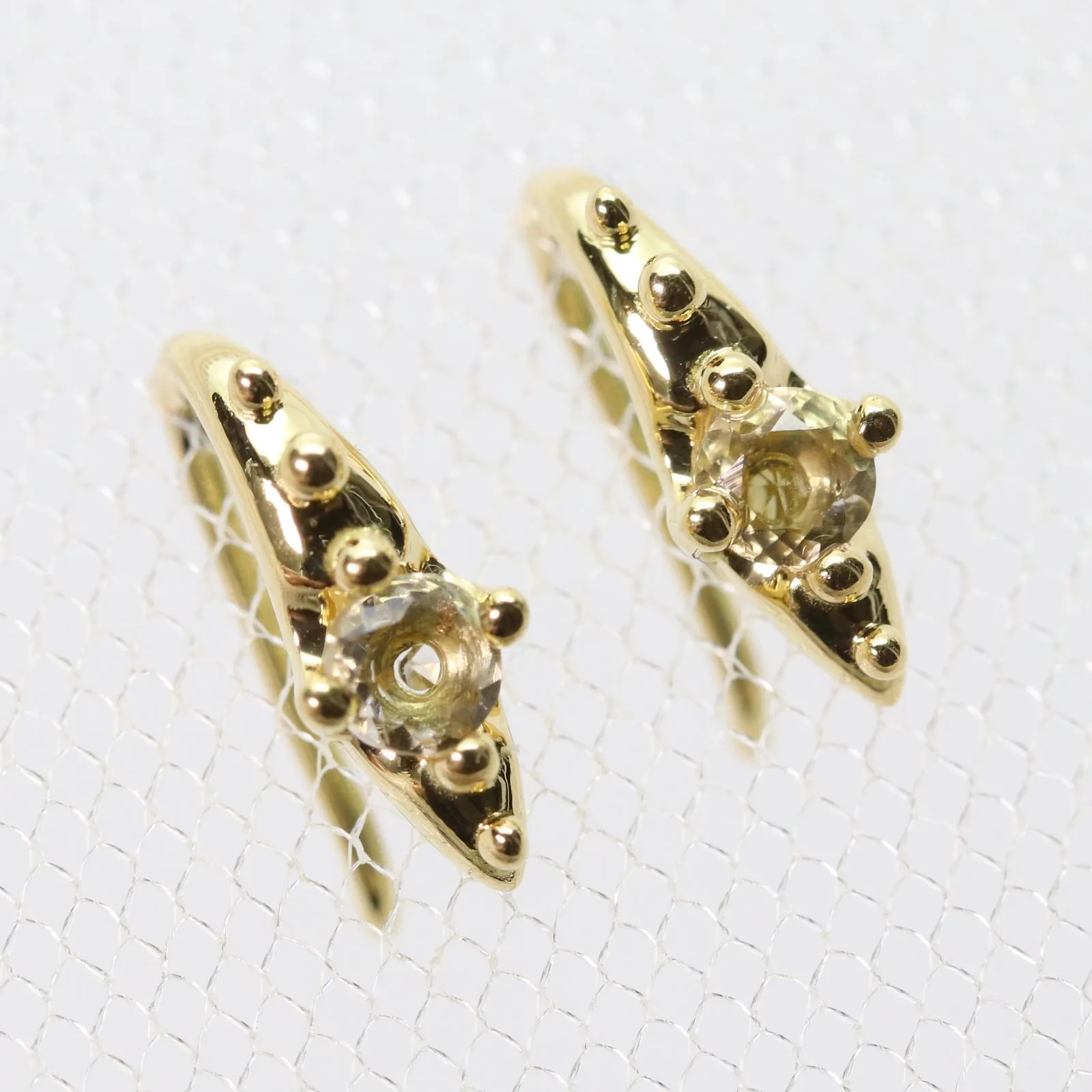 インプレッセ　k10YG トカゲ　チャーム両耳用 インプレッセ k10YG トカゲ チャーム両耳用