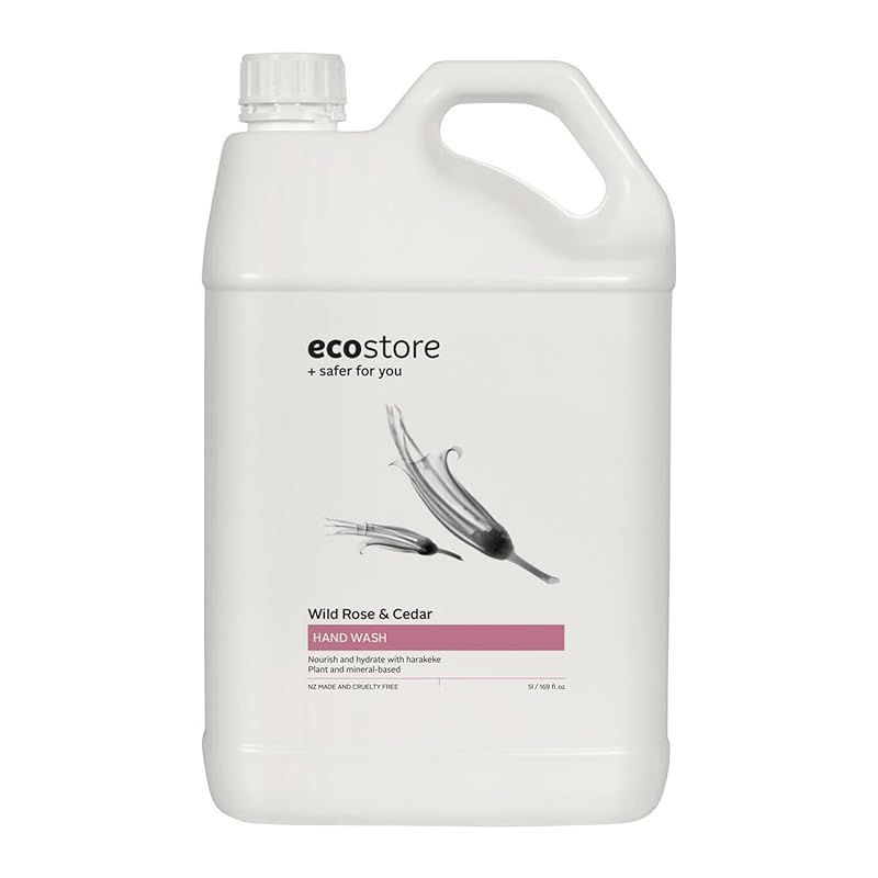 ecostore(エコストア) ハンドウォッシュ 【ワイルドローズ＆シダー】 5L ハンドソープ 液体せっけん 植物由来 肌にやさしい 大容量 詰め替え 0