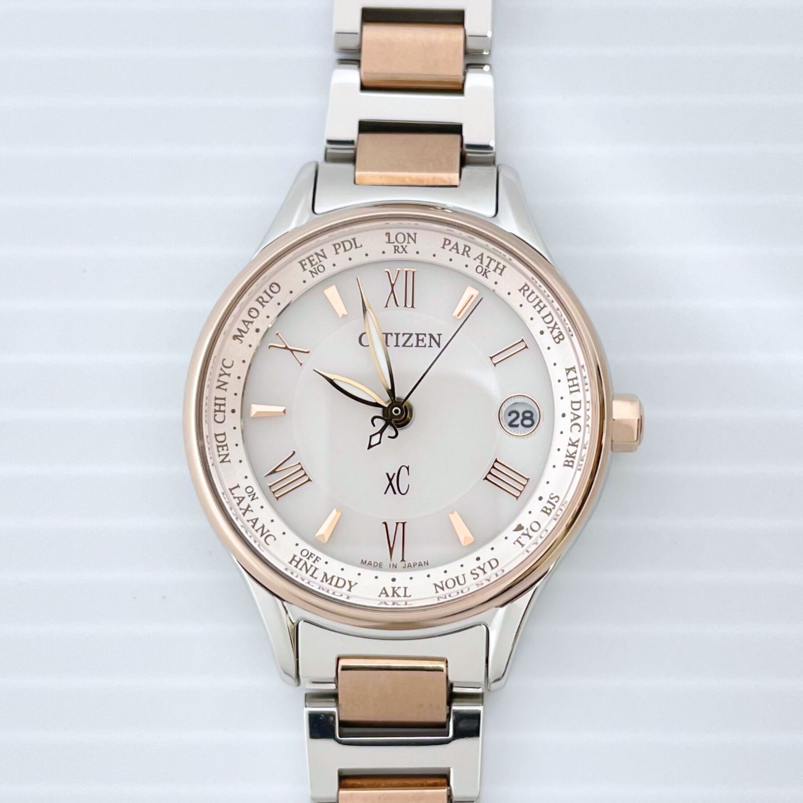 新品】シチズン クロスシー CITIZEN xC ソーラー電波腕時計 EC1165-51W