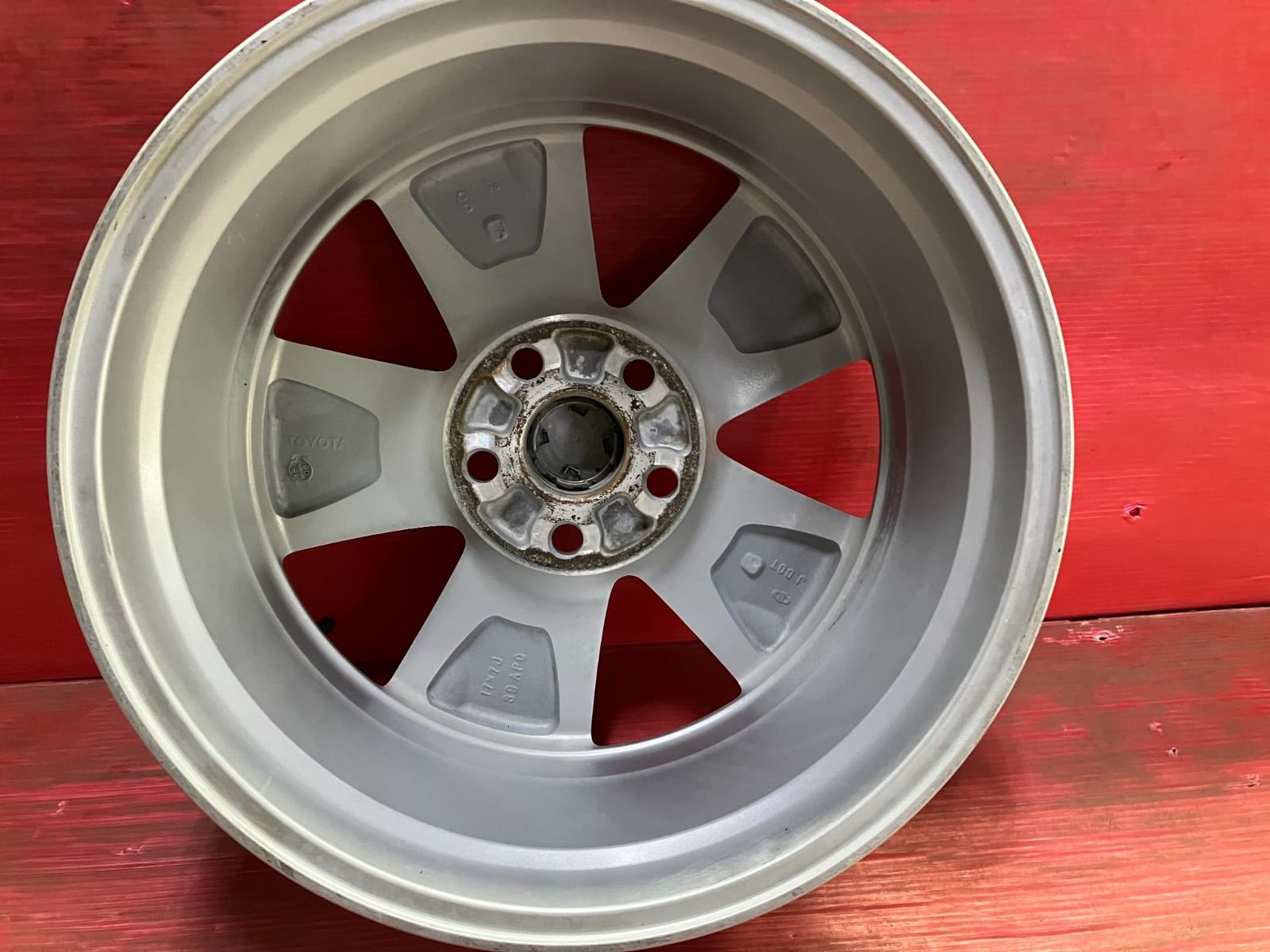 ハリアー80純正アルミタイヤ4本セット 80 ハリアー Gグレード 純正