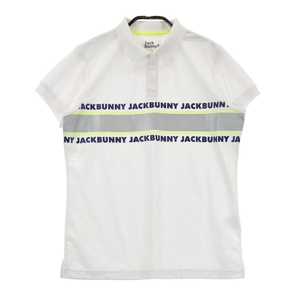 ジャックバニー ポロシャツ　限定エディション ジャックバニー JB バイカラーロゴデザイン半袖ポロシャツ