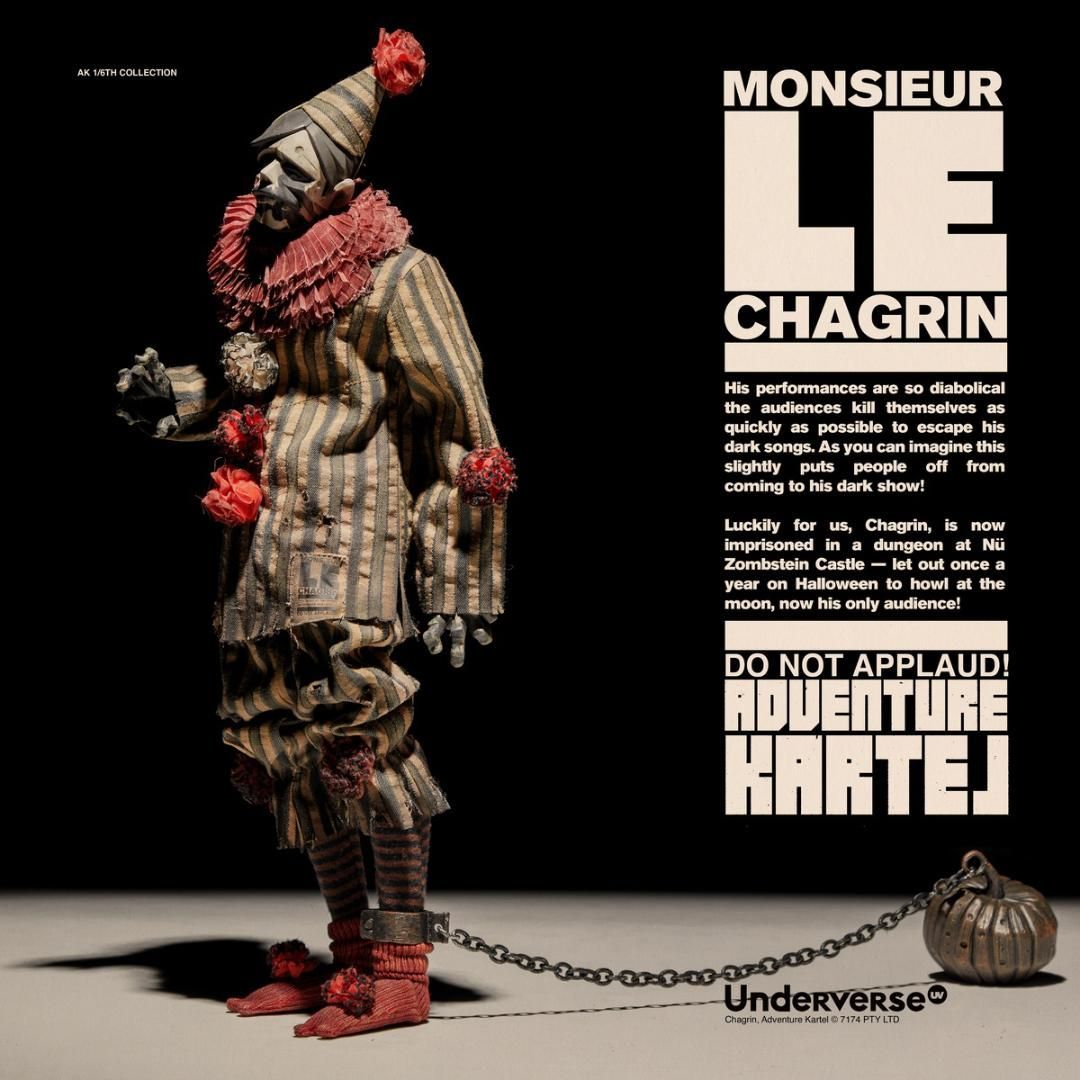 n*3様 M&M's Rebel Without a Clue フィギュア Underverse 1/6 Adventure Kartell MONSIEUR CHAGRIN Ashley
