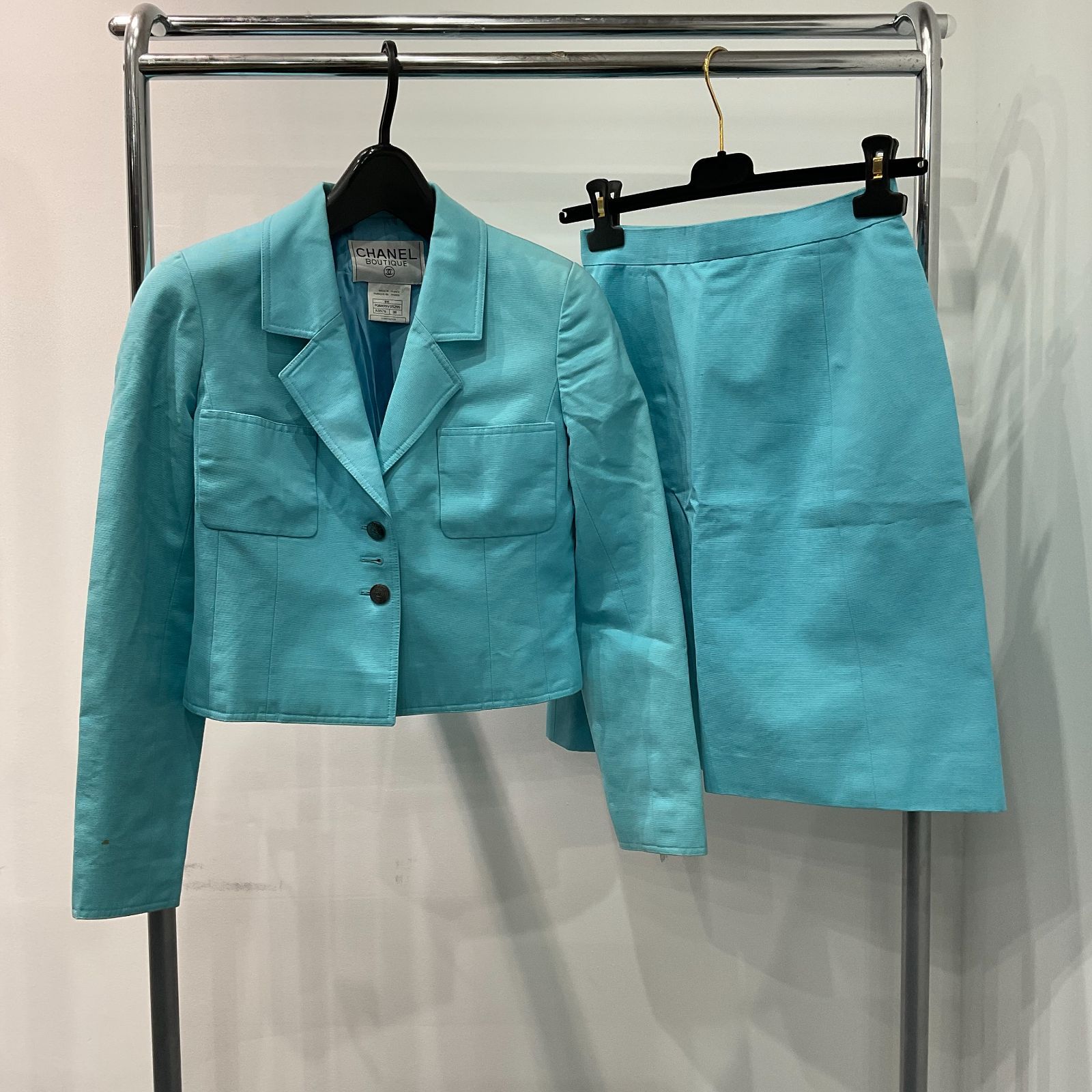 CHANEL セットアップブルージャケット スカート サイズ38 レディース その他アパレル D25063584