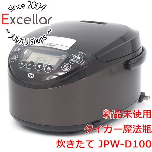 bn:8] 【新品訳あり(箱きず・やぶれ)】 TIGER IHジャー炊飯器 炊きたて 5.5合炊き JPW-D100T ブラウン - メルカリ