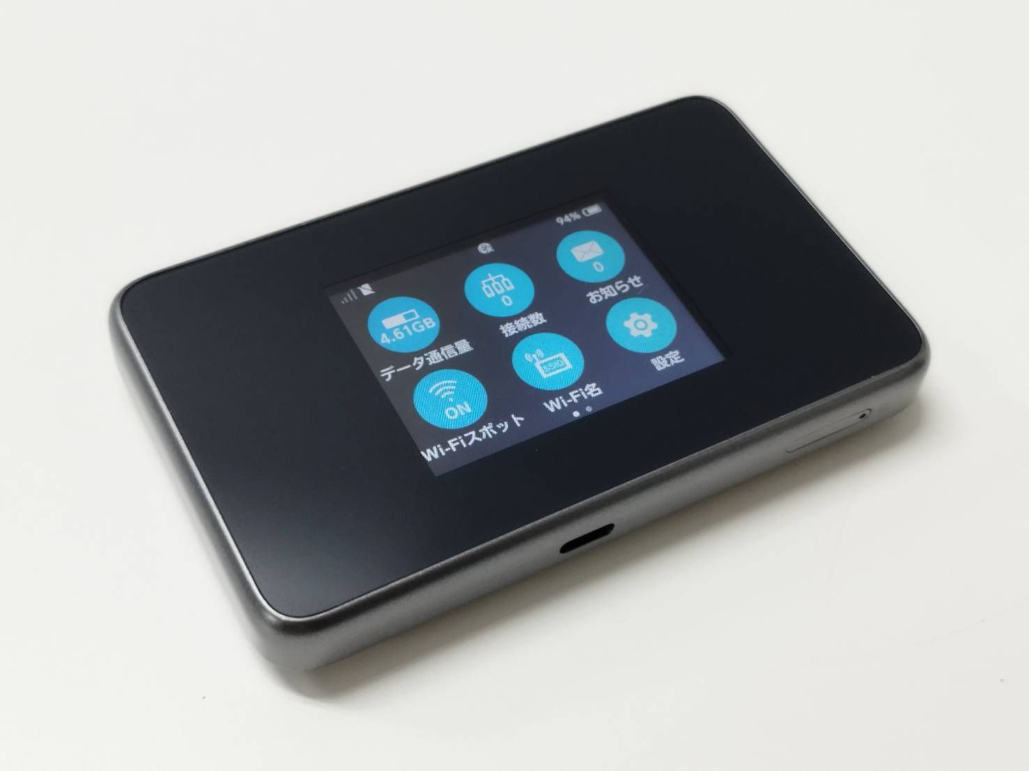 KDDI純正Speed Wi-Fi 5G L13 ZTR02専用ACアタブタ 中古品]Speed Wi-Fi