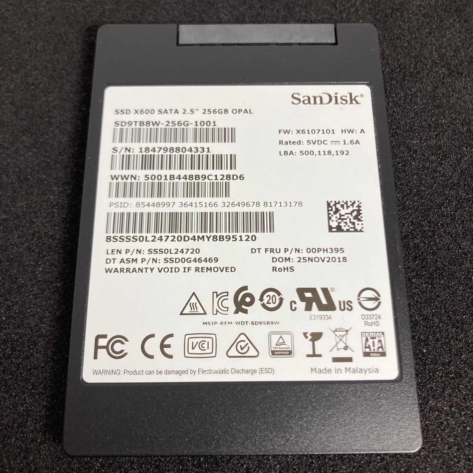 SanDisk SSD X600 SATA 2.5