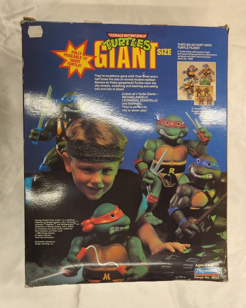 Playmates TMNT GIANT LEONARDOw KATANA BLADE TMNT 5623