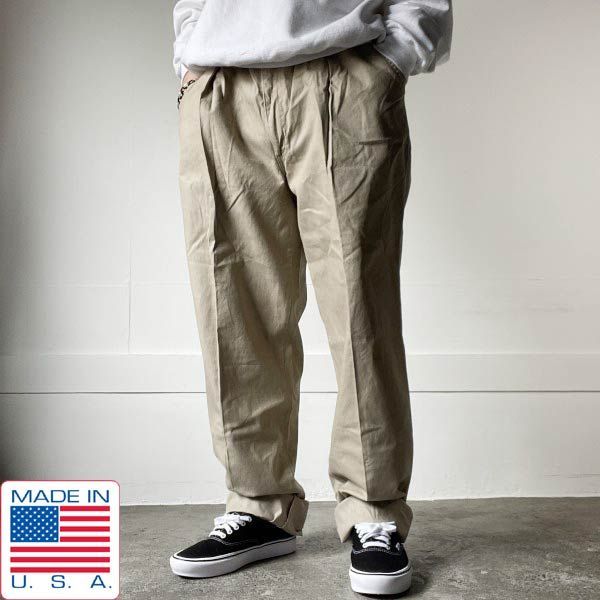 80s L.L.Bean PATHFINDER イージー パンツ W38 L34 エルエルビーン デッドストック アメリカ製 ビンテージ D151-25-0048ZV