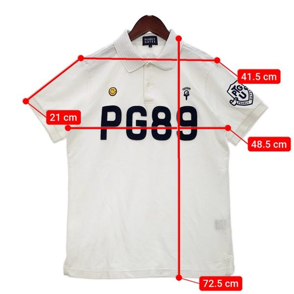 PG89です パーリーゲイツ PEARLY GATES ゴルフウェア ポロシャツ 半袖