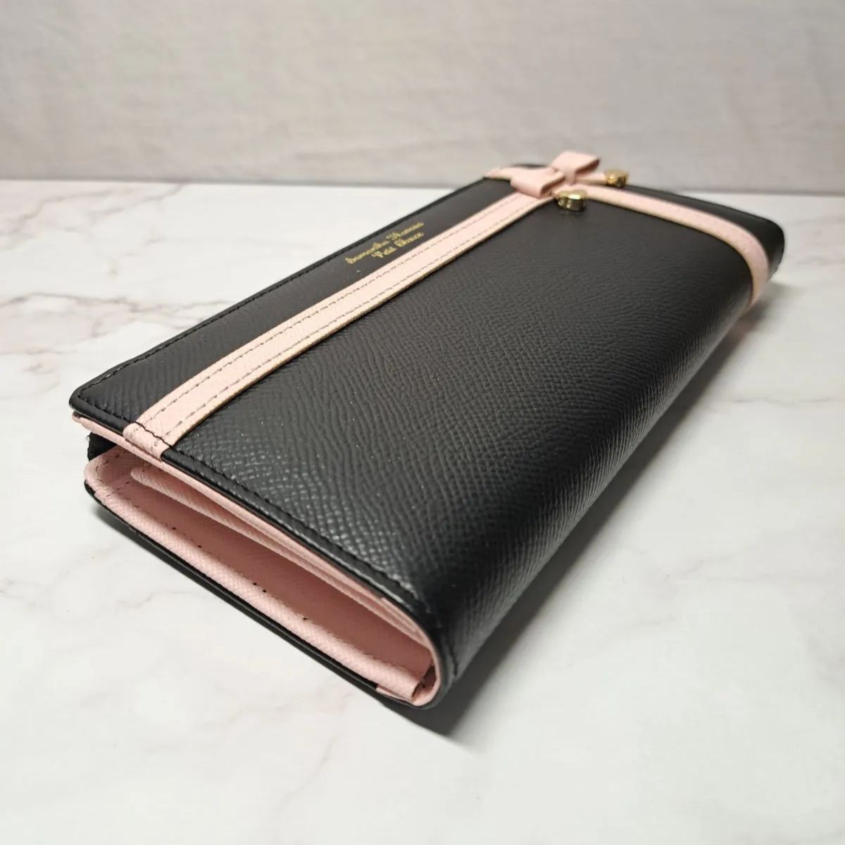 サマンサタバサプチチョイスリボンラッピング長財布 (ベージュ) 新品