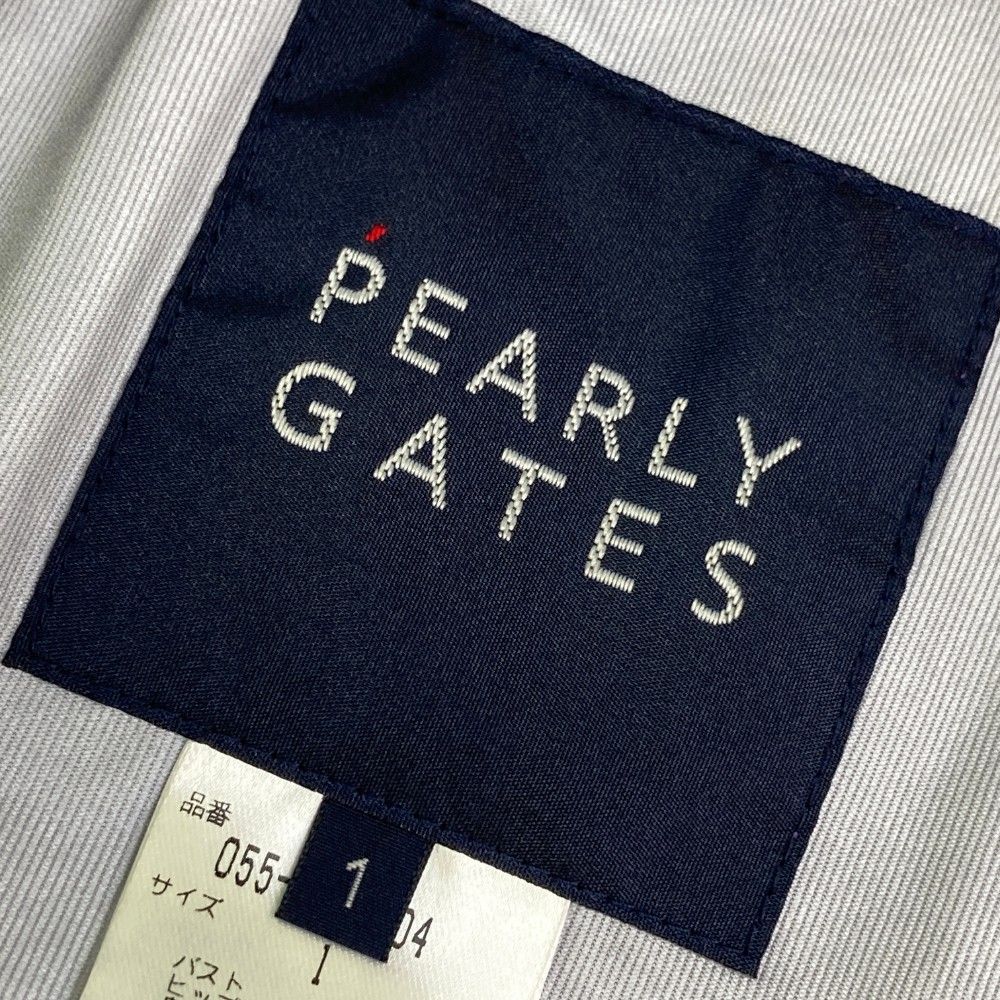 サイズ：1 PEARLY GATES パーリーゲイツ  フード付 レインジャケット  パープル系 [240101451910] ゴルフウェア レディース ストスト サイズ：1 PEARLY GATES パーリーゲイツ フード付 レイン