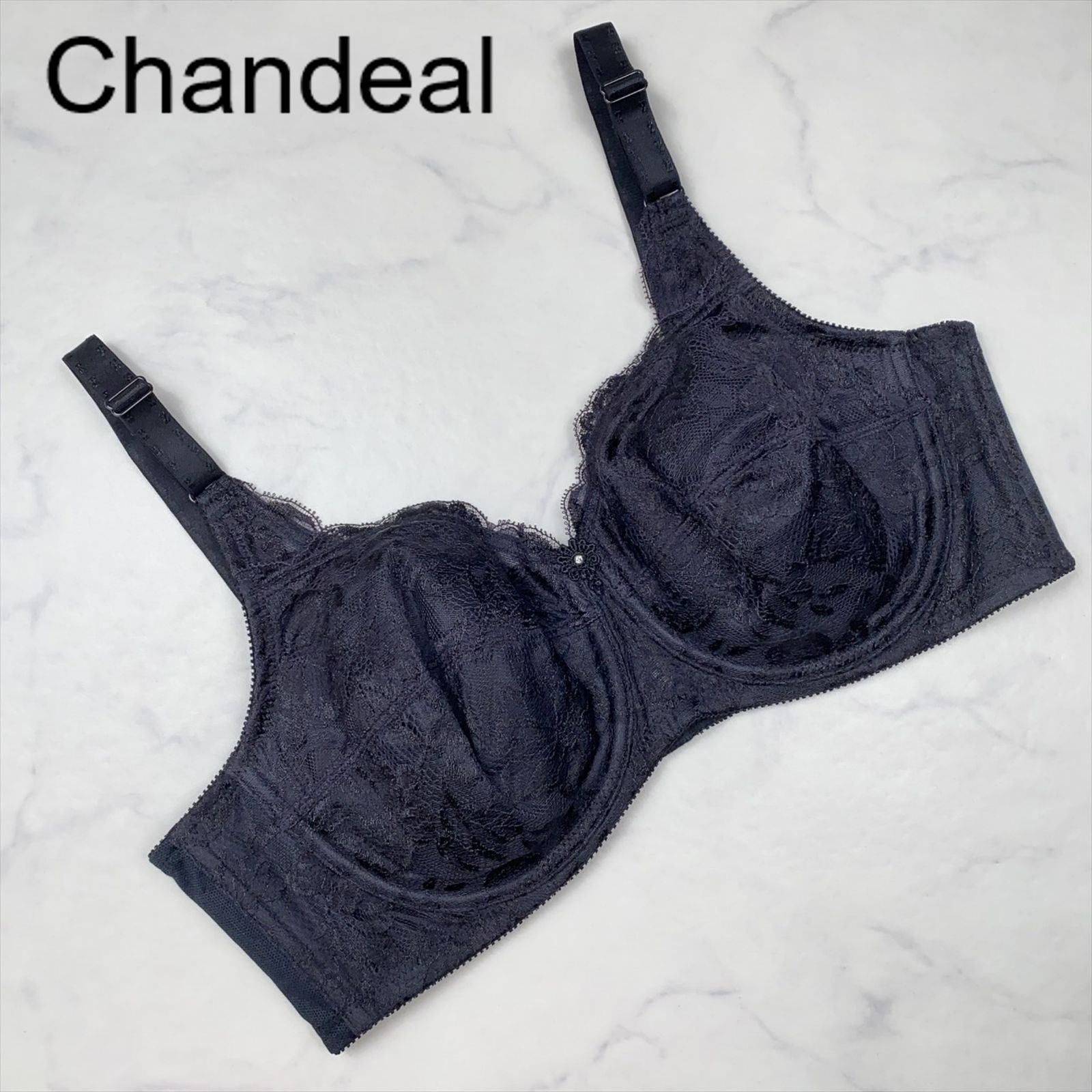 新品未使用】Chandeal シャンデール ブラジャー D85 BL ブラック