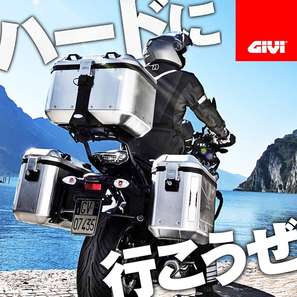 GIVI ジビ バイク リアボックス モノキー サイドケース 兼用 33L TREKKERシリーズ TRK33B ブラック 92794