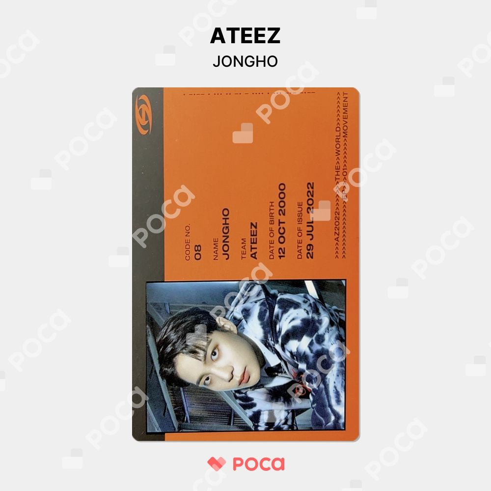 ATEEZ ジョンホ トレカ THE WORLD EP.1 : MOVEMENT Z VER