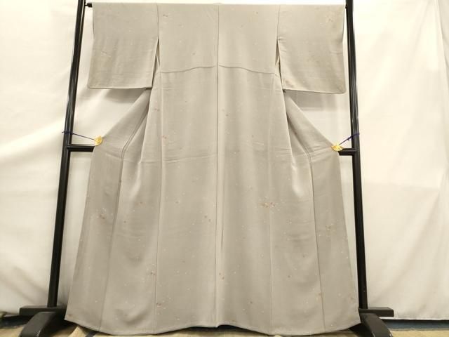 平和屋着物○訪問着 流水 金彩 鬼しぼ縮緬 正絹 逸品 AAAQ0745np