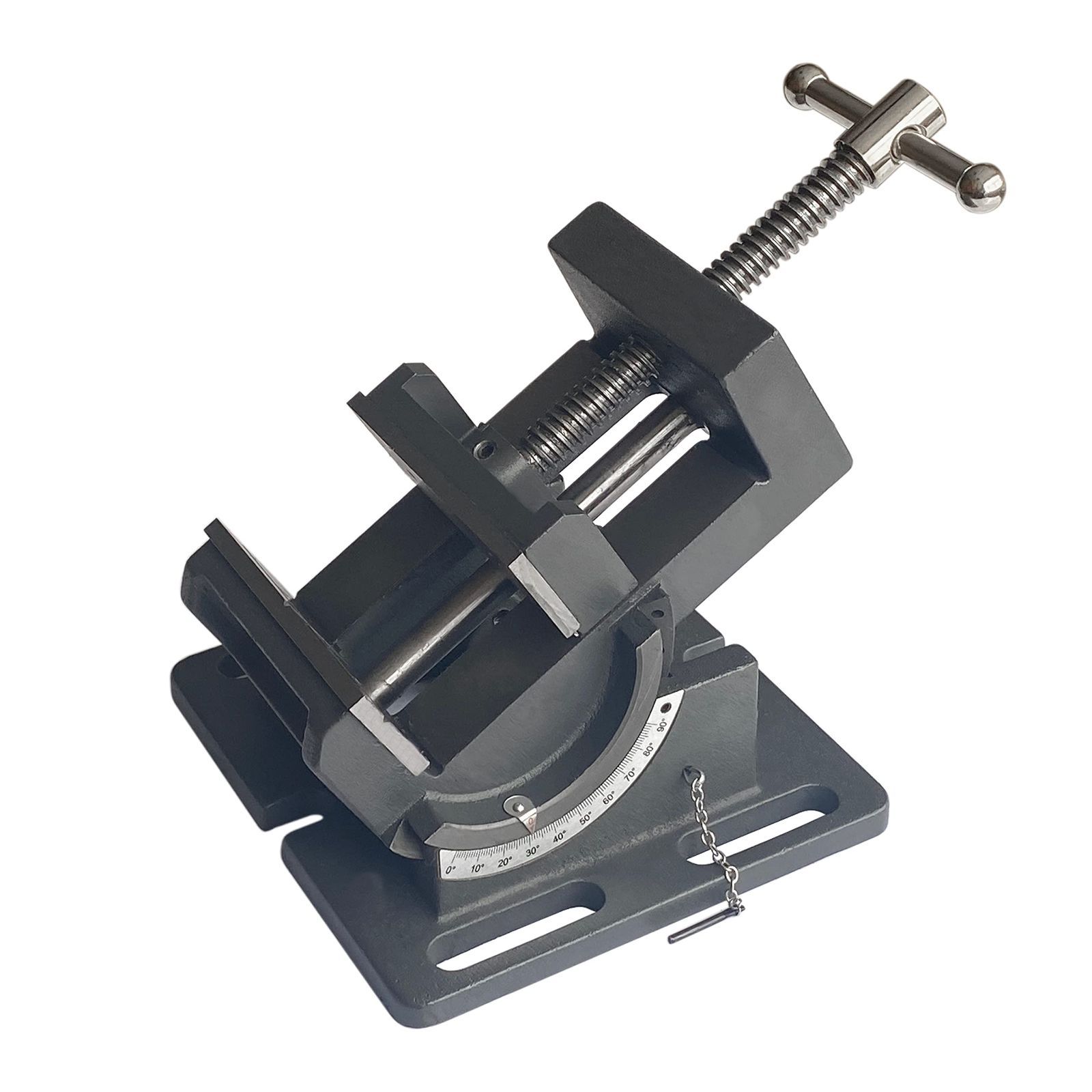 新着商品 卓上ボール盤 万力 0-90° 角度調整可 最大開口102mm 旋盤 アングルマシンバイス HFS R