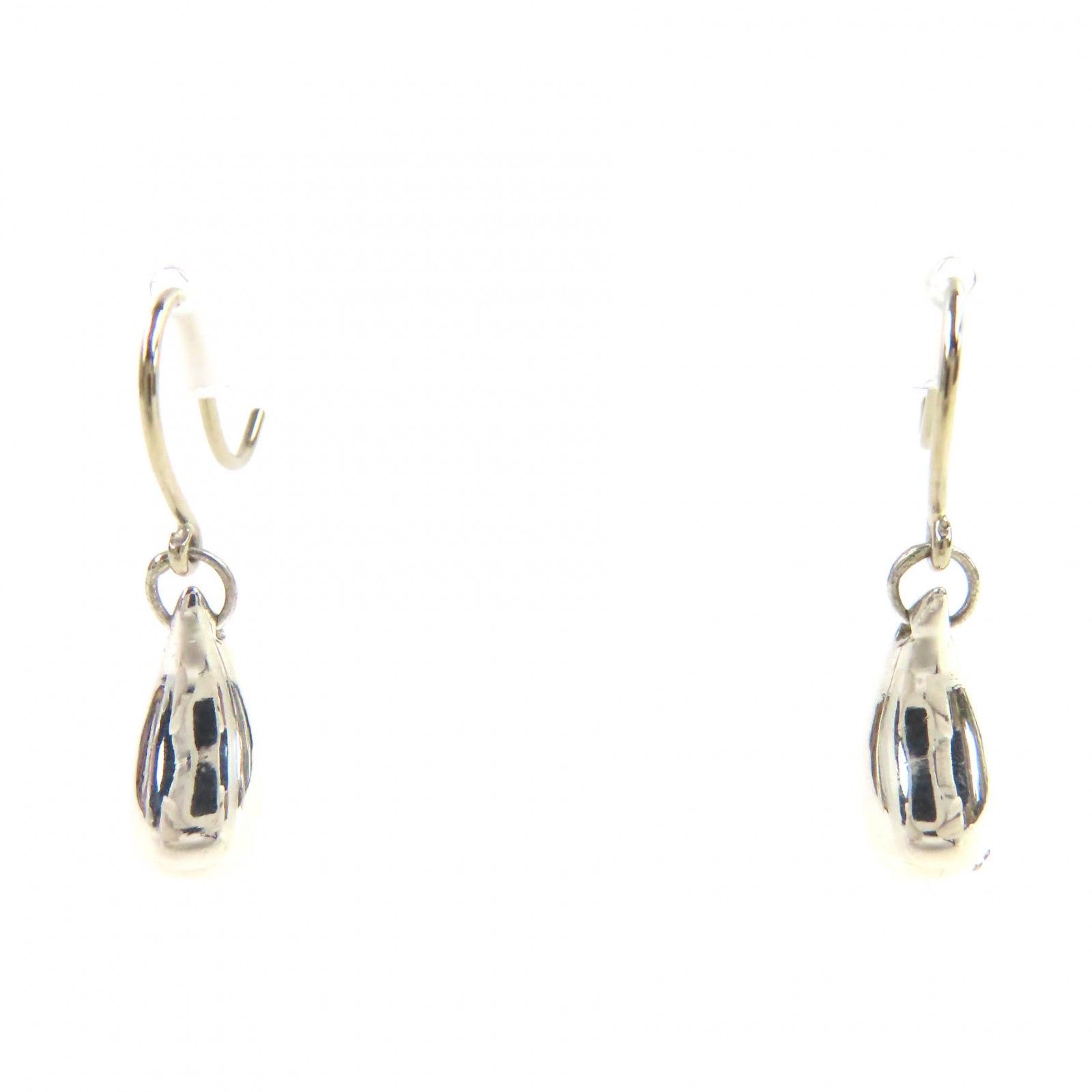 △TIFFANY-Co. ティファニー エルサペレッティ ティアドロップ ピアス SV925 両耳用 フック シルバー 重量3.8g レディース