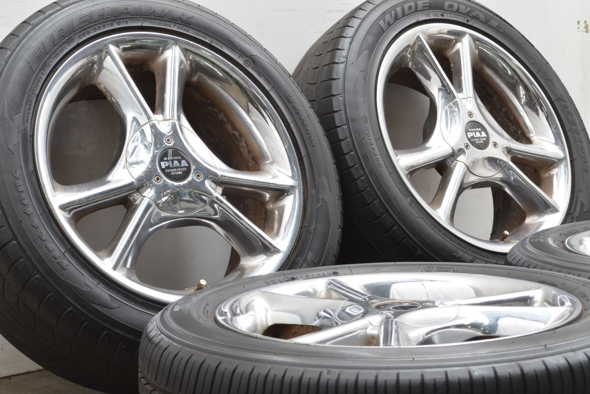 希少 メッキホイール】PIAA VARZZA ピア ヴァルザ 16in 7J +45 PCD100