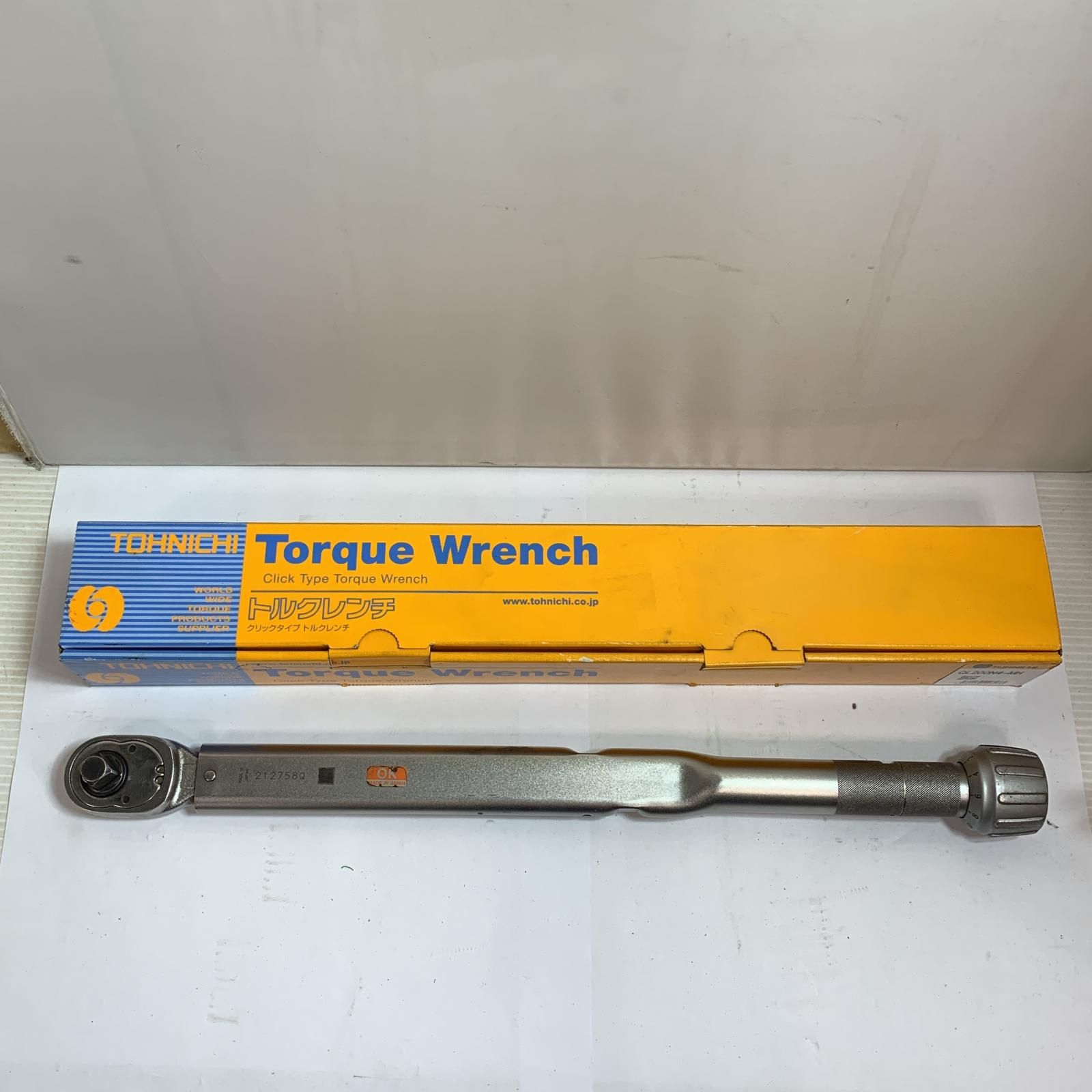 ♭♭TOHNICHI クリックタイプ トルクレンチ 未校正 QL200N4-MH ♭♭TOHNICHI クリックタイプ トルクレンチ 未校正 QL200N4-MH