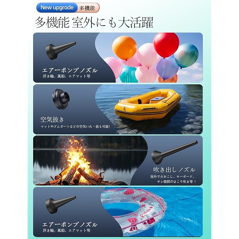 2025年新登場】Bonito ZX ハンディクリーナー 4in1多機能掃除機 7種類