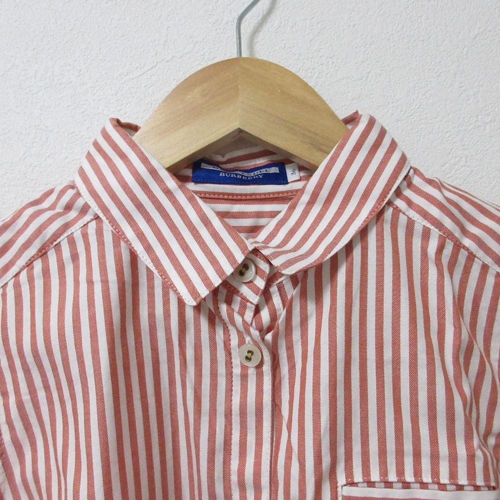 バーバリーブルーレーベル　ピンクストライプシャツ BURBERRY BLUE LABEL - バーバリーブルーレーベル ピンク