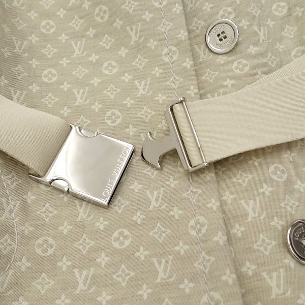 ルイヴィトン モノグラム トレンチコート スプリングコート ベルト付き LOUIS VUITTON - LOUIS VUITTON ベルト付き モノグラム トレンチ