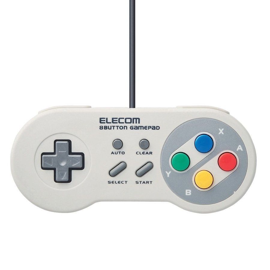 エレコム USB ゲームパッド レトロ スーパーファミコン JC-FR08TWH - メルカリ