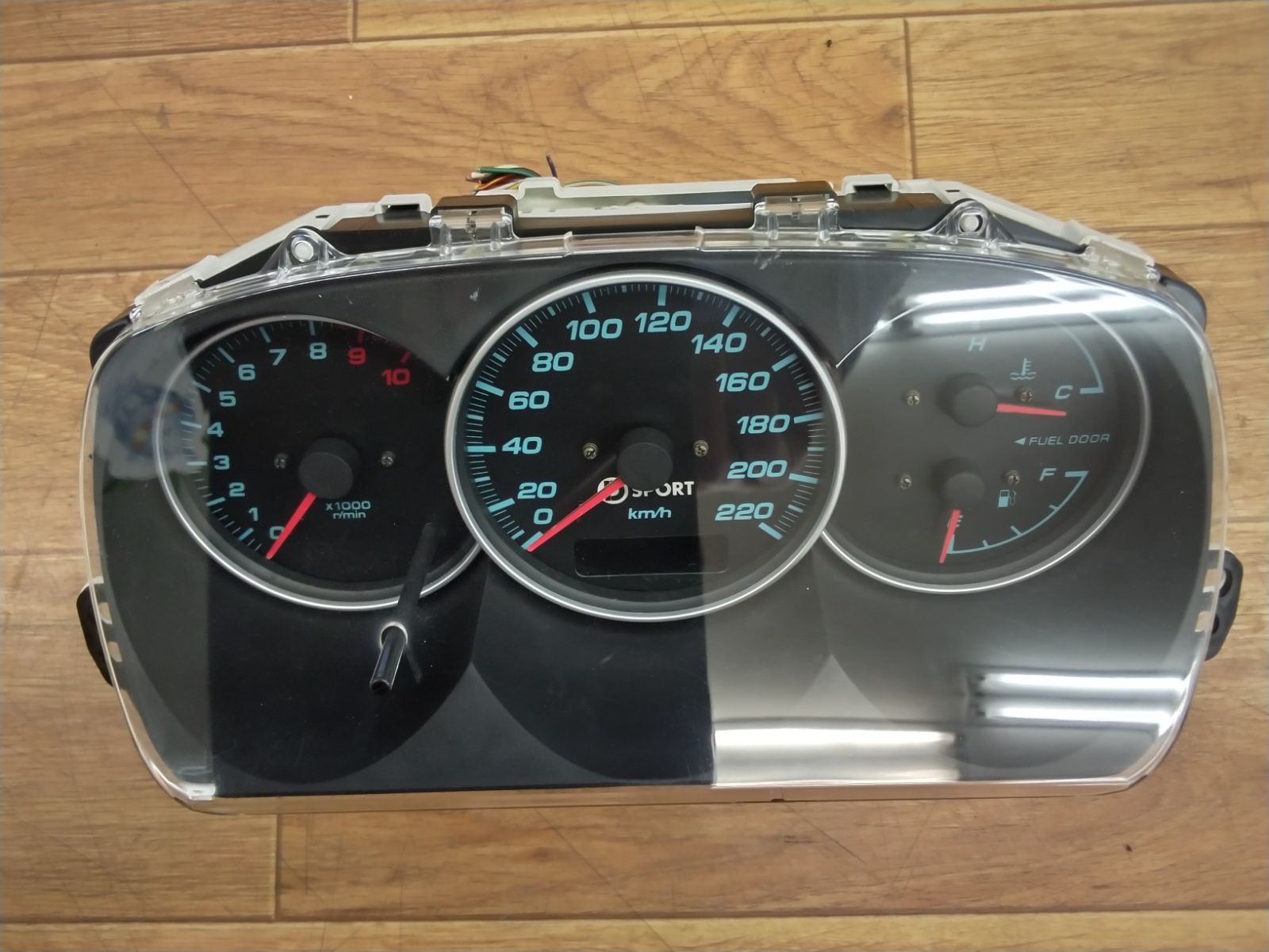 品 L880K コペン D-SPORT 220㎞ スピードメーター 黒文字盤