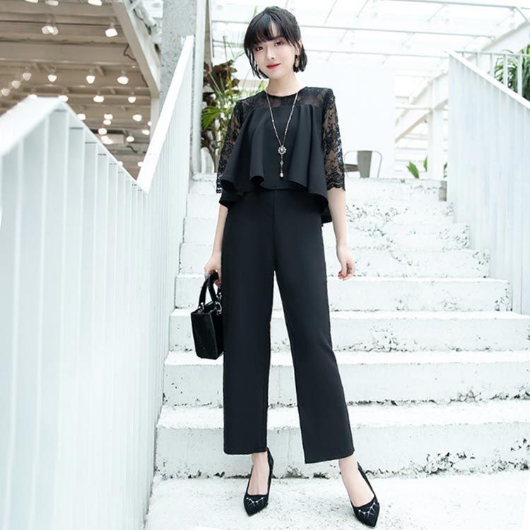 【有名な】 パンツドレス パーティードレス フォーマルドレス パンツスーツ 大きいサイズ 七分袖 長袖 結婚式 ワンピース 上品 お呼ばれ 20代 30代 40代 春 夏 秋 冬 体型カバー 同窓会 成人式 韓国 wxn11285 パワフルな