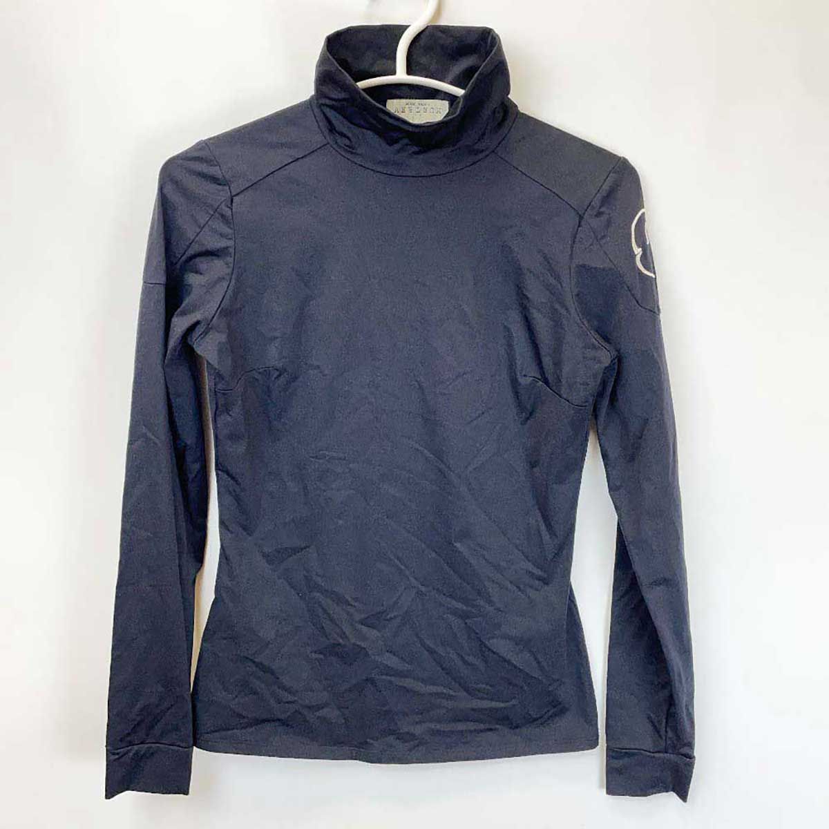ヴェストラム VESTRUM CHARTRES NOCCIOLA ハイネック ストレッチ ロングスリーブ 長袖 ライディングシャツ XS ブラック W6500 レディース 乗馬 馬術