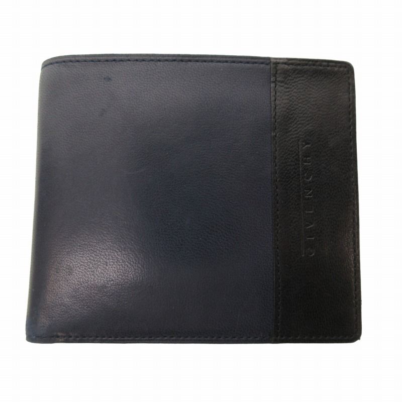 ジバンシー 折財布 財布 ウォレット ブラック レザー 【海外限定】 - 小物
