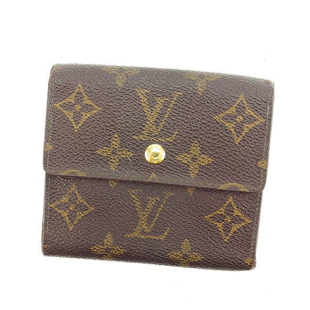 ルイ ヴィトン Wホック財布 三つ折り財布 ポルトモネビエカルト