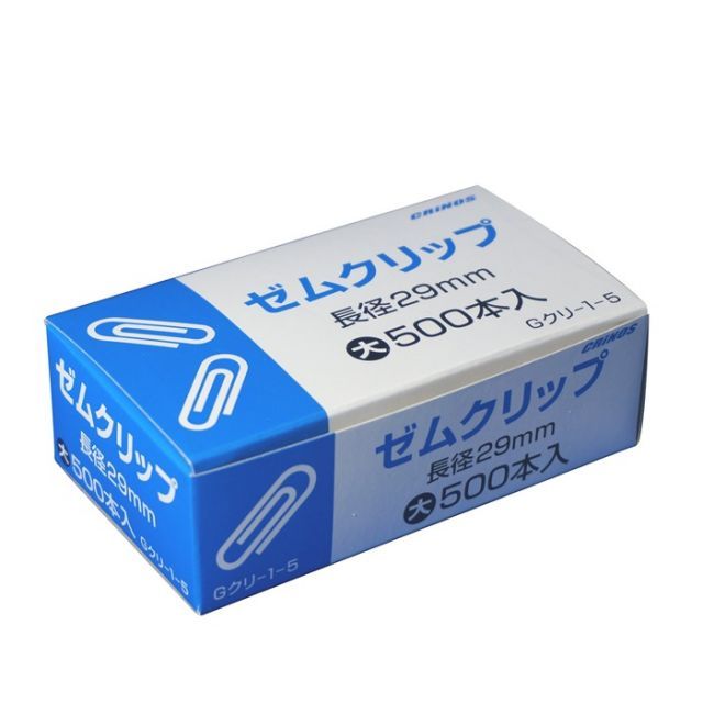 まとめ 日本クリノス ゼムクリップ大 500本紙箱入 Gｸﾘ-1-5 ×30セット