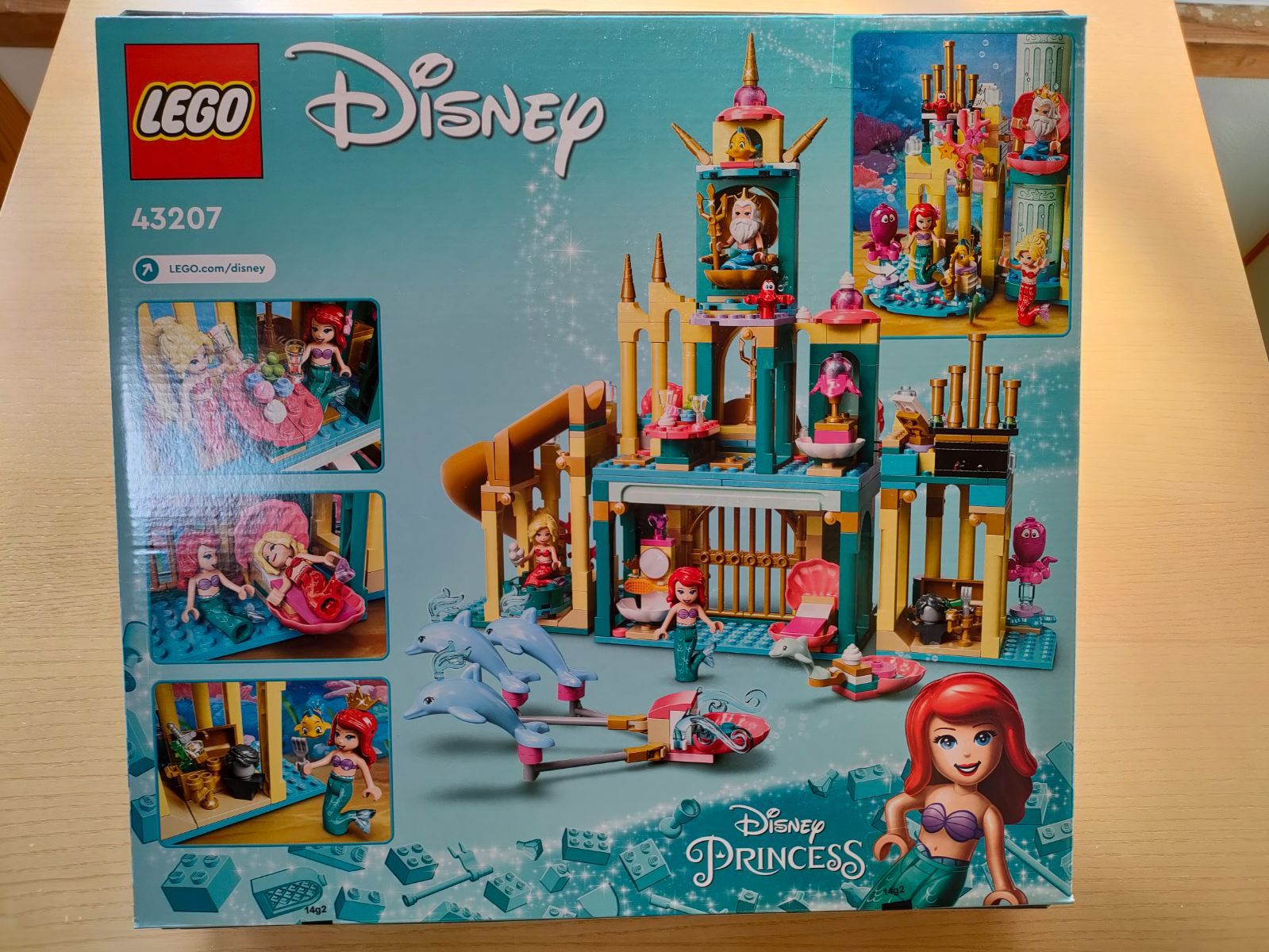 レゴ(LEGO) ディズニープリンセス アリエルの海のお城 43207