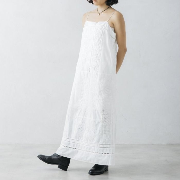 nude vintage／JOURNAL STANDARD ワンピース nude vintage×JOURNAL STANDARD】レースパッチワークワンピース