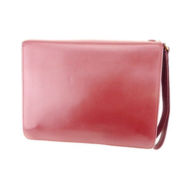 カルティエ　クラッチバッグ　セカンドバッグ カルティエ ポーチ クラッチバッグ マストライン ボルドー レザー