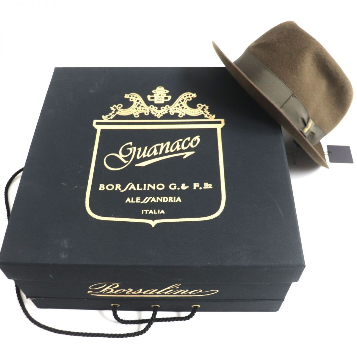 Borsalino ボルサリーノ ALESSANDRIA 中折れハット 58cm