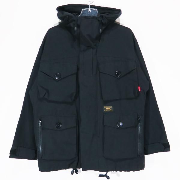 WTAPS ダブルタップス 16AW PARASMOCK/JACKET.NYCO.60/40 162GWDT-JKM02 パラスモック ジャケット  ナイロン コットン 60/40クロス ブラック アウター マウンテンパーカー