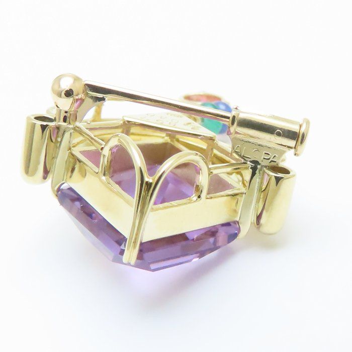 水野薫子 KAOLVCO ブローチ ペンダントトップ兼用 アメジスト8.57ct  