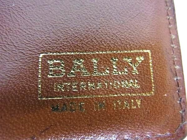 未使用　BALLY バリー 二つ折り財布  レザー □美品□ BALLY バリー レザー×PVC 二つ折り 財布 ウォレット