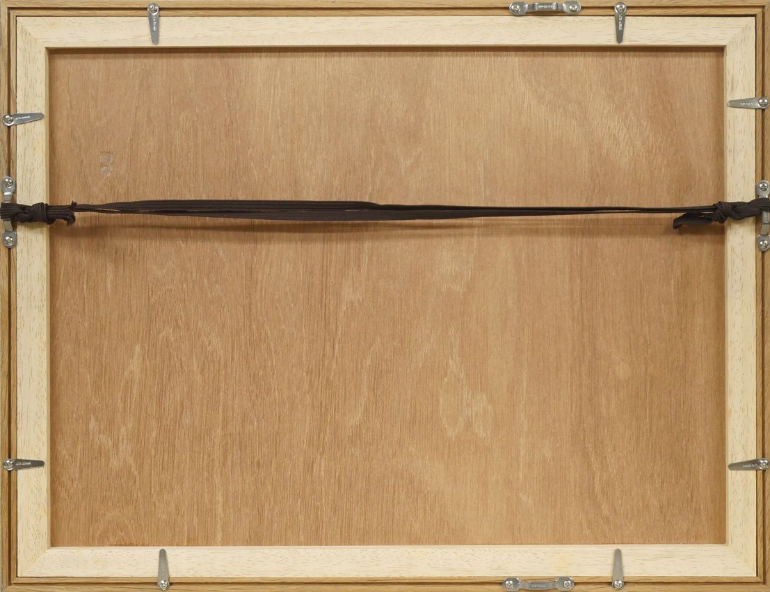 掛軸 水墨山水画 美術名典掲載画家 落款入り 鑑定書付き 桐箱 木箱付き