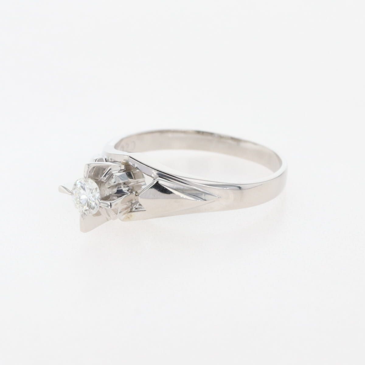 ダイヤモンド デザインリング プラチナ 指輪 リング 12.5号 Pt850 ダイヤモンド レディース