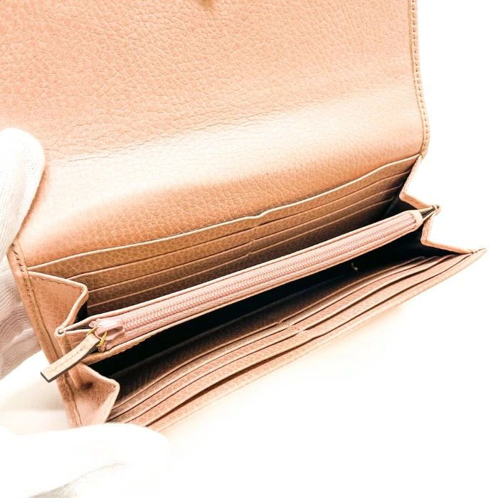 グッチ GUCCI GGマーモント コンチネンタルウォレット レザー 長財布