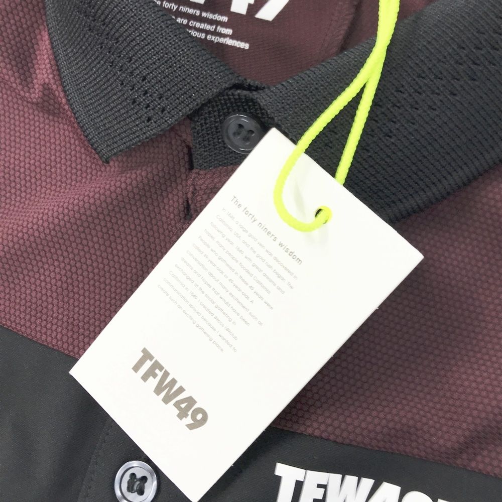 臨場感のある サイズ L TFW49 ティーエフダブリューフォーティーナイン 半袖ポロシャツ ブラック系 240101525282 ゴルフウェア メンズ ストスト 品質も 絶対に保証！