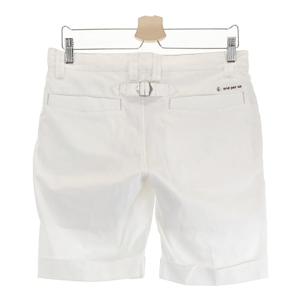サイズ：82 AND PER SE アンパスィ ハーフパンツ ホワイト系