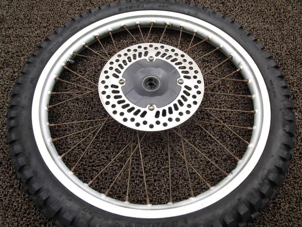 XLR200R フロントホイール ディスク □A3019！MD29 ホンダ 【 MD29E 】 キャブ車